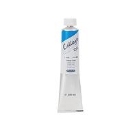 Schmincke - College® Oil, Cyan College en tube de 200 ml, 31430015, Couleurs à l'huile pour artistes, pigments d'artistes éprouvés et huiles végétales naturelles, bonne résistance à la lumière.