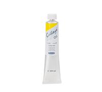 Schmincke - College® Oil, Jaune College en tube de 200 ml, 31220015, Couleurs à l'huile pour artistes, pigments d'artistes éprouvés et huiles végétales naturelles, bonne résistance à la lumière.