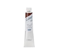 Schmincke - College® Oil, Terre d'ombre brûlée en tube de 200 ml, 31650015, Couleurs à l'huile pour artistes, pigments d'artistes éprouvés et huiles végétales naturelles, bonne résistance à la lumière