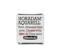 Schmincke - HORADAM® AQUARELL - aquarelle d'artiste extra-fine, 102 blanc de Chine permanent, 14 102 044, 1/2 cupule
