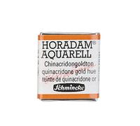 Schmincke - HORADAM® AQUARELL - aquarelle d'artiste très fine, 217 or quinacridone, 14 217 044, 1/2 godet