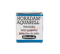 Schmincke - HORADAM® AQUARELL - aquarelle d'artiste très fine, 475 hélioturquoise, 14 475 044, 1/2 godet