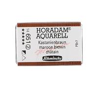Schmincke - HORADAM® AQUARELL - aquarelle d'artiste ultra-fine, 651 marron châtaigne, 14 651 043, 1/1 godet