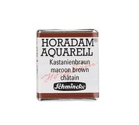 Schmincke - HORADAM® AQUARELL - aquarelle d'artiste ultra-fine, 651 marron châtaigne, 14 651 044, 1/2 godet