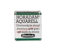 Schmincke - HORADAM® AQUARELL - aquarelle fine pour artistes, 512 vert oxyde de chrome terne, 14 512 044, 1/2 godet
