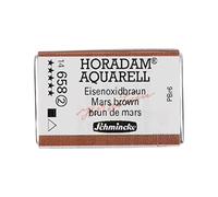 Schmincke - HORADAM® AQUARELL - aquarelle fine pour artistes, 658 brun oxyde de fer, 14 658 043, 1/1 godet