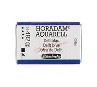 Schmincke - HORADAM® AQUARELL - aquarelles d'artiste les plus fines, 482 bleu Delft, 14 482 043, 1/1 godet