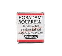 Schmincke - HORADAM® AQUARELL - aquarelles pour artistes, 344 rouge pérylène profond, 14 344 044, 1/2 cupule