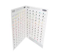 Schmincke - HORADAM® AQUARELL Dot Carte avec 140 nuances - 14 999 140, pour tester toutes les nuances HORADAM® AQUARELL