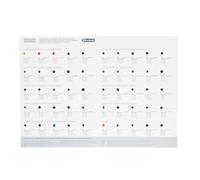 Schmincke - Horadam® Aquarell Dotcard avec 50 teintes - 14 999 050, pour tester toutes les 50 couleurs Horadam® AQUARELL Supergran