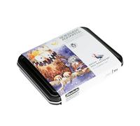 Schmincke HORADAM® AQUARELL, Felix Scheinberger Set, 74 669 097, boîte en métal compacte, 12 peintures aquarelles les plus fines en demi-godets, édition spéciale