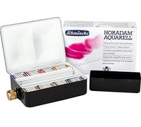 Schmincke – Coffret HORADAM AQUARELL Petit 8 aquarelles extra-fines + réservoir d'eau, boîte métal