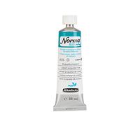 Schmincke - NORMA® Blue, 21425009, Couleurs à l'huile pour artistes, très finement pigmentées, résistantes à la lumière, végétaliennes, ton turquoise cobalt, 35 ml
