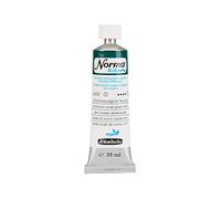 Schmincke - NORMA® Blue, 21502009, peinture à l'huile très fine pour artistes, très pigmentée, résistante à la lumière, végétalienne, vert viridian (emeraude), 35 ml