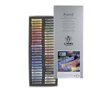 Schmincke - Pastel, 50 couleurs, multi-usages, 77 763 097, set en carton avec 50 crayons pastel, pastels faits à la main, brillants, mats veloutés, couleurs très résistantes à la lumière