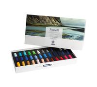 Schmincke Pastel, 77 136 097, pastel extra doux pour artiste, couleurs pastel dans un ensemble de carton, 36 demi-stylos, couleur large, boîte d'entrée de gamme pastel