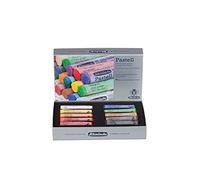 Schmincke - Pastel, assortiment de base avec 10 couleurs, 77 210 097, boîte en carton avec 10 pastels, faits à la main, brillants,veloutés et très résistants à la lumière