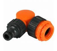Schmith - Raccord de Robinet pour Tuyau d’arrosage - 1 et 3/4 et 1/2 Pouce - Plastique