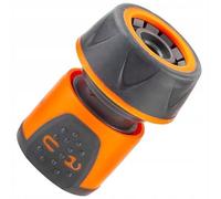 Schmith Raccord rapide avec arrêt pour tuyau d'arrosage 3/4" Raccord étanche