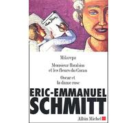Schmitt, coffret de 3 volumes : Oscar et la Dame en rose - Monsieur Ibrahim - Milarepa