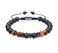 Schmuck Bracelets Pierre Naturelle Réglable Tissé À Mon Incroyable Petit Ami pour Lui et Elle, Véritables Pierres Naturelles Bracelet de Yoga pour Femme 8 mm, Fait Main - 30 cm Robinetterie Domestique