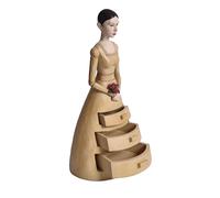 Schmuckfigur Shabby Chic Poupée Armoire à Bijoux Figure Féminine Commode