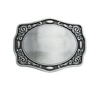 Schnalle123 Boucle de ceinture Western Texas Cowboy - Aspect 3D - Pour ceinture interchangeable - Modèle 110