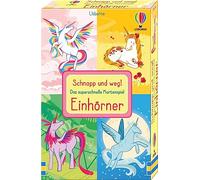 Schnapp und weg! Das superschnelle Kartenspiel: Einhörner: Kartenspiel-Set mit Einhörnern - trainiert das Reaktionsvermögen - AB 3 Jahren