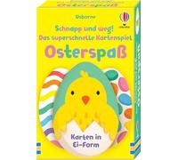 Schnapp und weg! Das superschnelle Kartenspiel: Osterspaß: Kartenspiel-Set passend zu Ostern mit Spielkarten in Ei-Form - trainiert das Reaktionsvermögen - für Kinder ab 3 Jahren