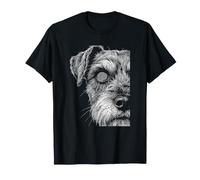 Schnauzer Miniature Hypnotic Eye Horror Spooky T-Shirt