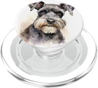 Schnauzer Miniature PopSockets PopGrip pour MagSafe