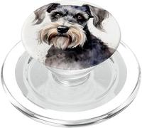 Schnauzer Miniature pour Amoureux des Chiens PopSockets PopGrip pour MagSafe