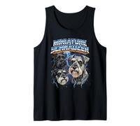 Schnauzer Miniature Vintage années 80 rétro Amoureux des Chiens drôle années 90 Débardeur