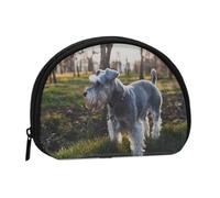 Schnauzer Nain, Animaux de Compagnie, Chiens Gris, Petite Trousse de Rangement pour Serviettes hygiéniques, Porte-Monnaie pour Femme