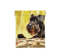 Schnauzer Nain Animaux de Compagnie Chiens Noirs, Sac de Rangement pour Femmes, Portefeuille supérieur à Presser, Petit Porte-Monnaie, Pochette de Changement