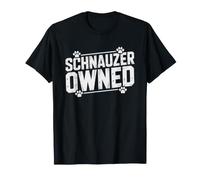 Schnauzer Nain Possedee par Un Amoureux du Mini Vie De Maman T-Shirt