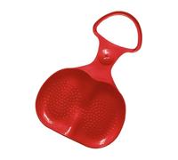 Schneeschlitten Rodel | Lenkschlitten mit Bremse | Winter Sledding Supplies für Kinder & Erwachsene | Robuster Kunststoff Bob für Familie & Skiresort | Inggeve Zugseil Blau | Winterspaß Draußen