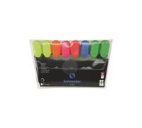 Schneider - 1 pochette de 8 surligneurs job assortis 115088