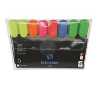 Schneider - 1 pochette de 8 surligneurs job assortis 115088 G