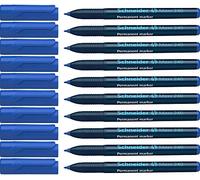 Schneider 124003 - Pennarelli Indelebili, Pacco da 10, 10 Pezzi