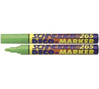 Schneider 126511 Marqueur pour fenêtres Deco-Marker Maxx 265, 2-3 mm, vert clair