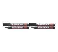SCHNEIDER - 130 Marqueur permanent, pointe ogive, vert Largeur de tracé: env. 1,0 - 3,0 mm, rechargeable -113004 Vert G