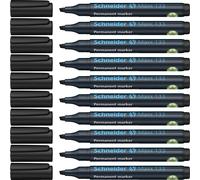 Schneider 133 Marqueur permanent 1-4 mm/rechargeable/encre anti-déssèchement Noi
