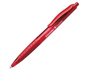 Schneider <135602 Lot de 20 stylos à bille à déclenchement Suprime, pointe moyenne, rouge