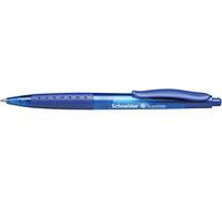 Schneider Stylo à bille Suprimo 135603 – rétractable – pointe moyenne – bleu