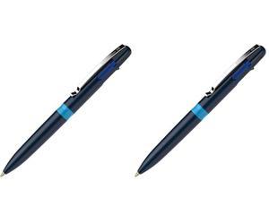 Schneider 138003 Take 4 Stylo à bille 4 couleurs Bleu (Lot de 2)