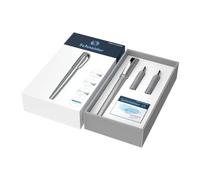 Stylo Plume - Argent - 3 Plumes Avec Cartouches - Schneider - Callissima
