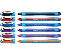Schneider 150296 Lot de 6 stylos à bille Memo XB dans étui