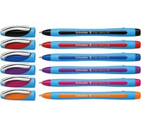 Schneider 150296 Lot De 6 Stylos À Bille Memo Xb Dans Étui