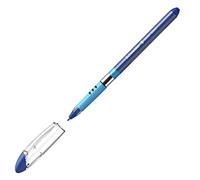 Schneider 151203 stylo à bille Slider Basic, modèle à capuchon, XB, bleu, couleur corps transparent, 1 pièce